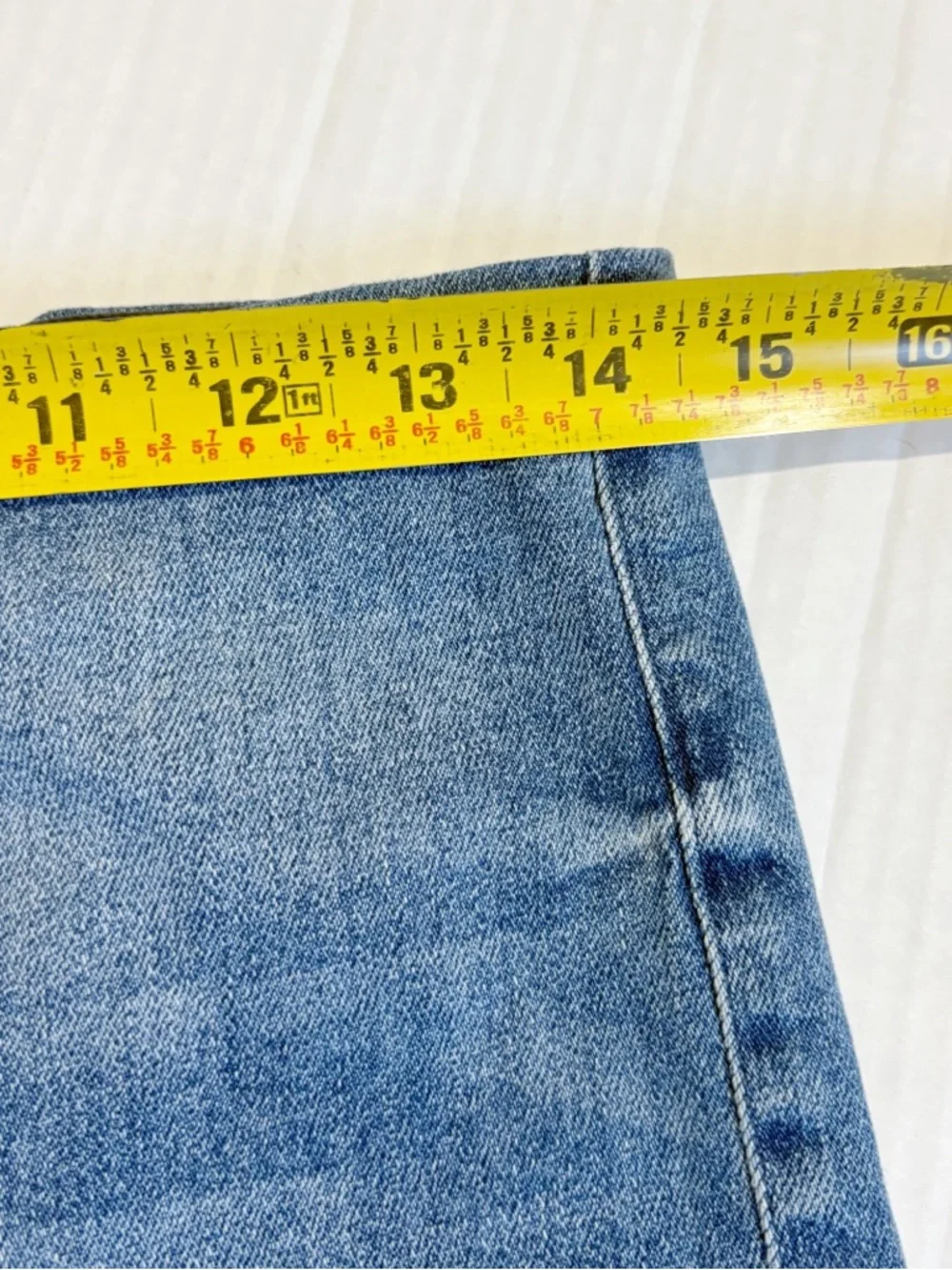 Frank and Eileen Westport Illusion Wide-Leg Pull-On Jean Size 8 Soft Denim - Picture 14 of 16